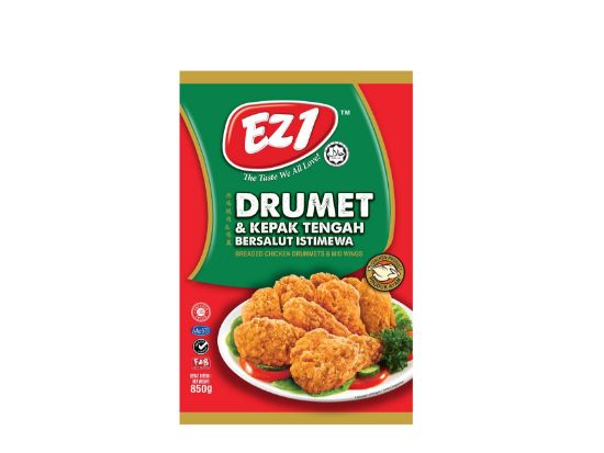 Pasar Online. Breaded Chicken Drumettes Mid-wing Original